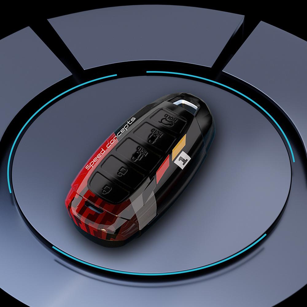Чехол для автомобильного ключа с граффити на 3/4/5 кнопок для Hyundai I30 Ix35 KONA Encino Solaris Azera Grandeur Ig Accent Santa Fe Palisade