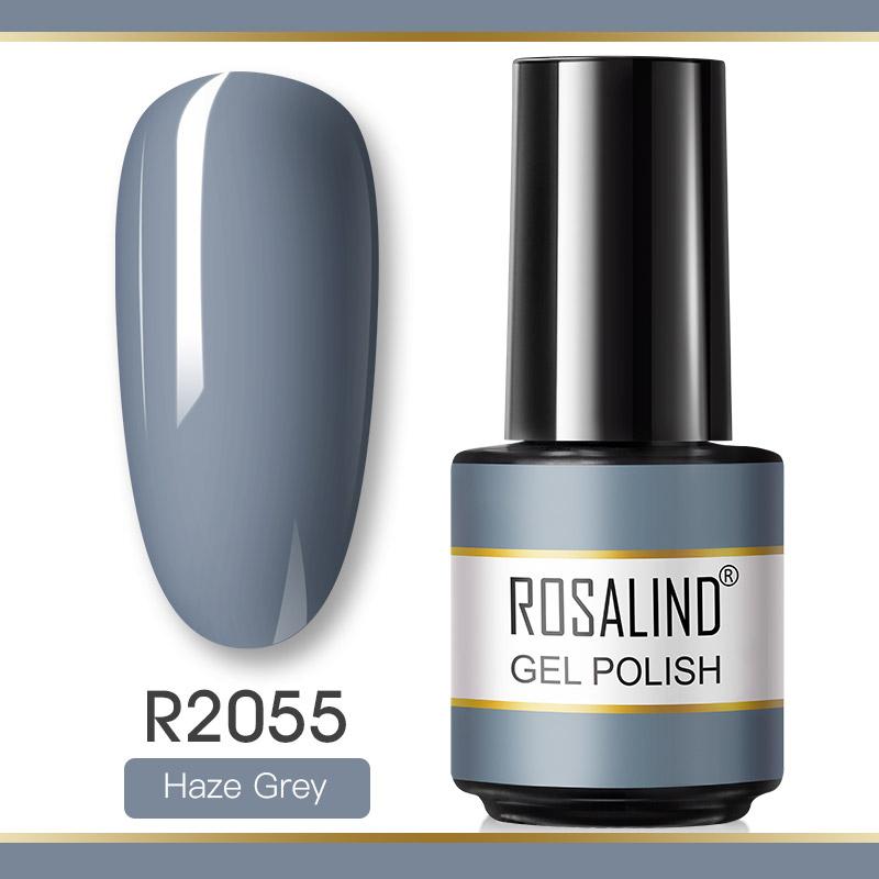 ROSALIND Красочный УФ-гель для ногтей, блестящий алмазный блестящий лак, гель-лак, замачиваемый УФ-коричневый гель для ногтей