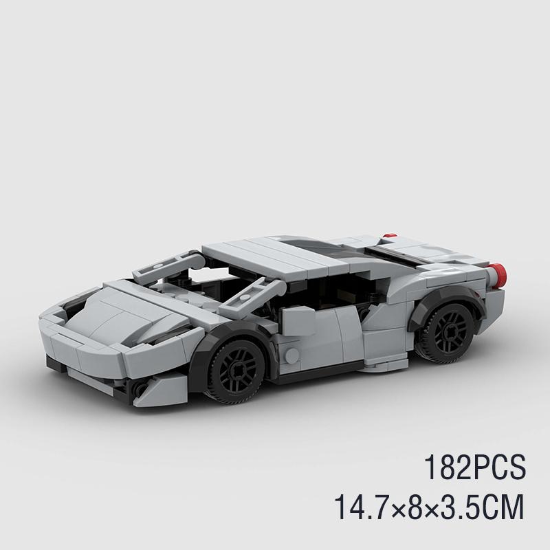 MOC Car Super Race City Speed ​​Sport Pickup Vehicle Model Building Blocks Rally Supercar Racing Bricks Christmas Gift Technical