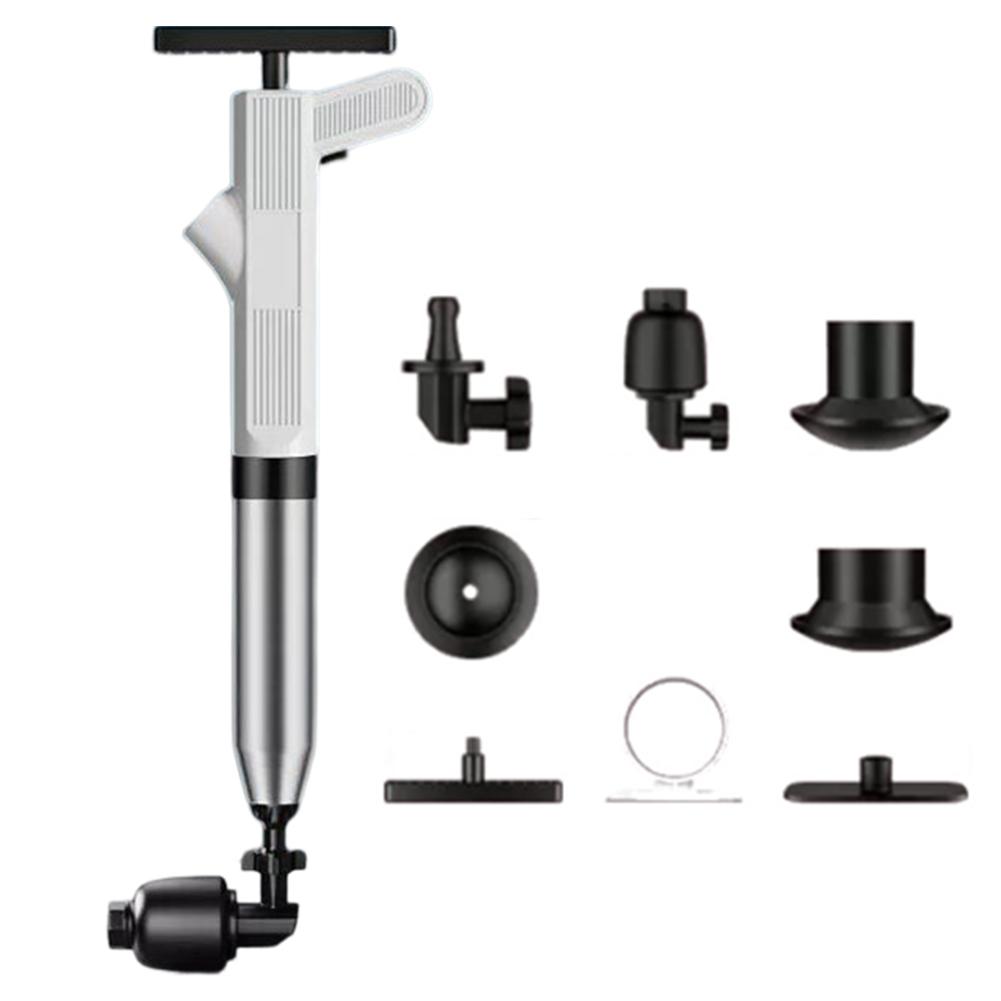 Plunger Toilet Pipe Unblocker Air Guns Cleaner Automatic High Pressure Air Drain Blasters Pump Sink Drain Dredge Tools Powerful