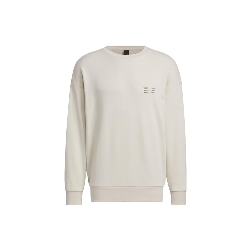 Adidas Sweatshirts Men's Clear Brown Crew Neck Moderate Regular IS7422