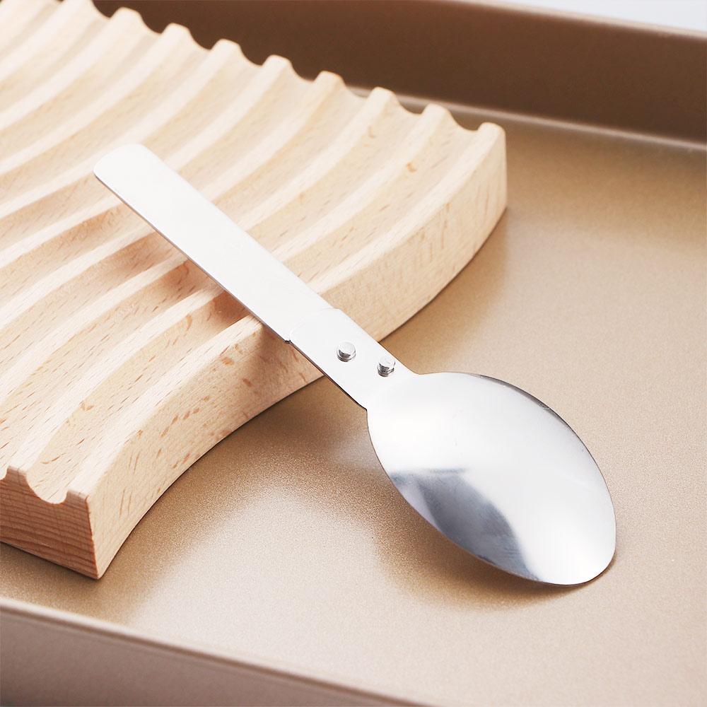 Kitchen Tool Hiking Cream Dessert Spoon Outdoor Tableware Soup Spoon Folding Spoon Travel Tableware