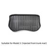 For Tesla Model 3 Model Y -2023 Front Trunk Mat Wear-resistant Pads Lower Trunk Mat Car Interior Accessories