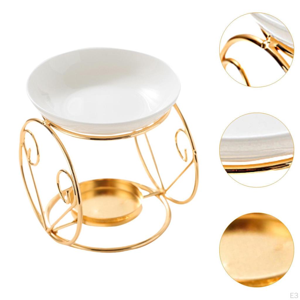 Керамическая аромалампа печь настольная плавилка для воска подставка для чайной свечи для помещения, свадебный подарок