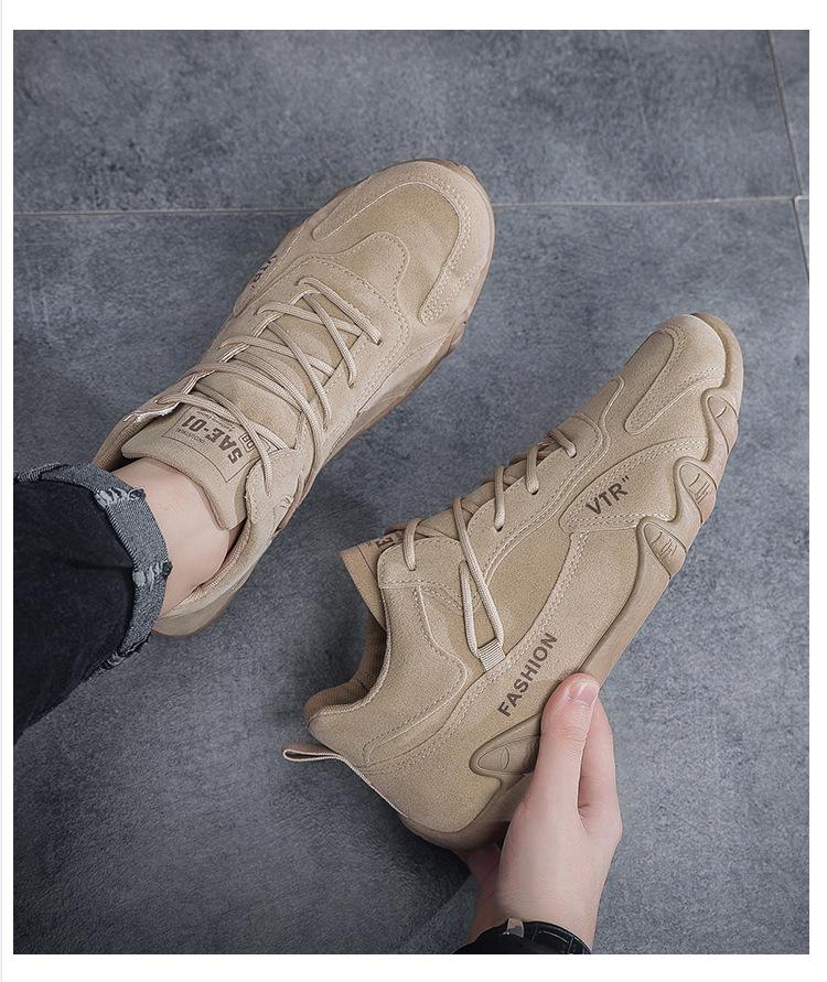 Мужские модные зимние рабочие ботинки на флисовой подкладке с нескользящей подошвой