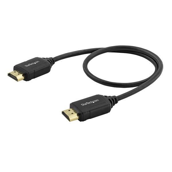 STARTECH Высококачественный кабель HDMI High Speed с Ethernet, 50 см - HDMI кабель 4K 60 Гц - Сертифицированный HDMI кабель 2.0