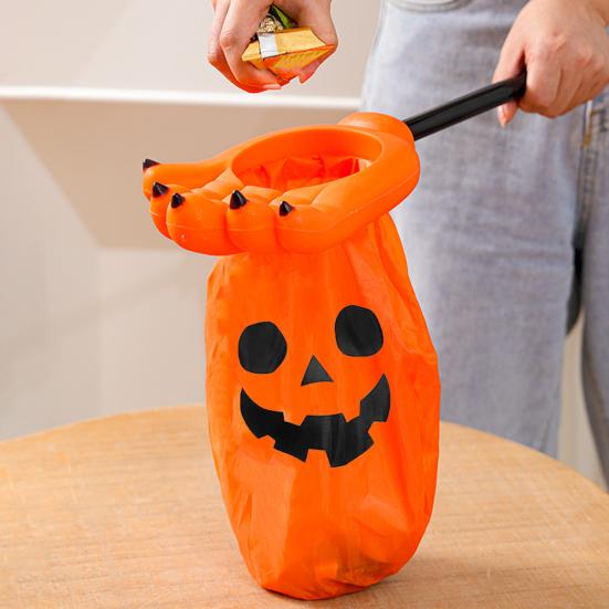 Сумка для сладостей на Хэллоуин, сумка для хранения конфет в форме ладони, многоразовый держатель для сладостей на Хэллоуин, аксессуары для вечеринок