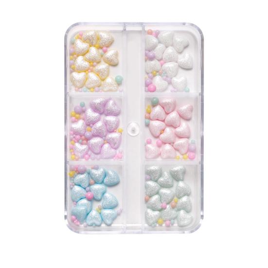 Yousheng 1 коробка Нейл-арт бант не падающий трехмерный блеск не выцветающий DIY смола осень зима кавайный бант нейл-арт очарование маникюрный салон поставки