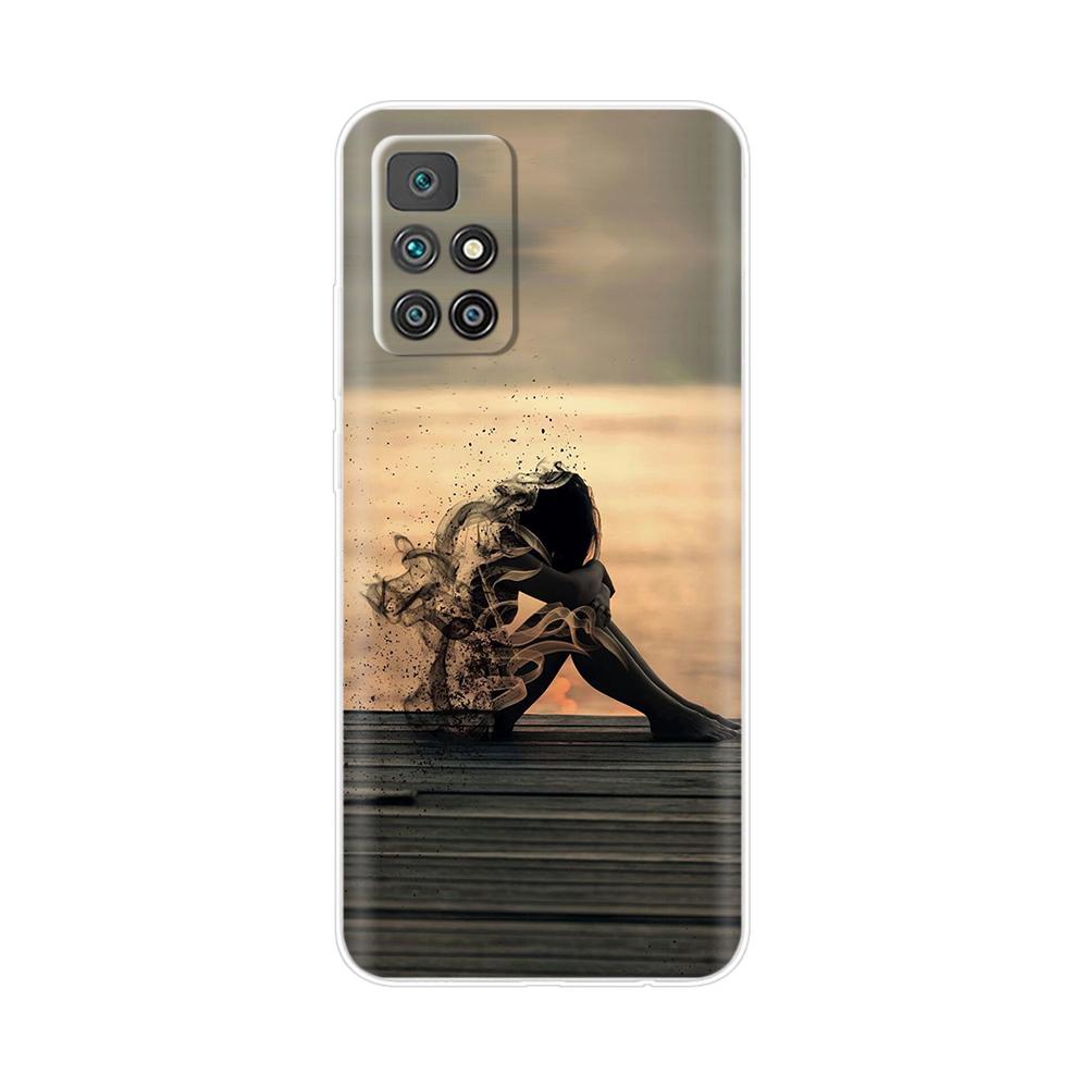 Чехол Для Xiaomi Redmi 10 Чехол Для Redmi 10 2022 Coque Чехол Для Телефона Силиконовый Бампер Ударопрочный Задний Чехол Для Redmi 10 Fundas 6.5"