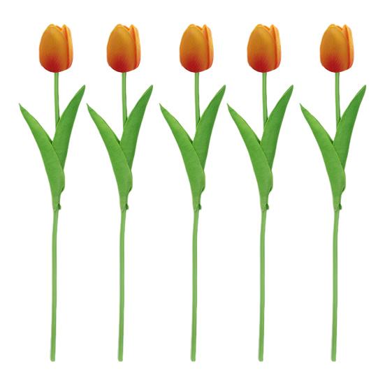 5 шт. Имитация тюльпана 34 см Искусственный тюльпан Поддельные цветы Искусственный тюльпан оптом Подарок на День матери для вазы Главная Кухня Свадьба Весна Украшения для вечеринки