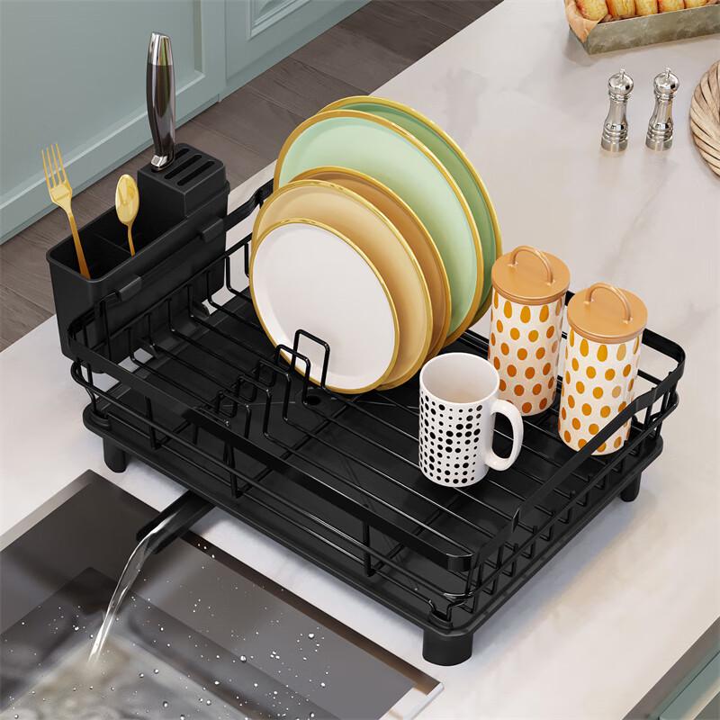Kitchen Double-Layer Dish Drying Rack