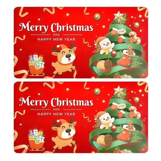 Рождественский конверт для денежного подарка с 10 слотами, сделай сам, для денег, подарочной карты