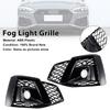 2PCS Front Bumper Fog Light Cover Grille 8W6807682T3Q7 Fit S5 2020-2023