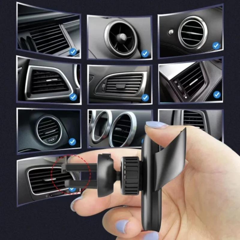 Креативный мультяшный держатель для телефона в автомобиль - Крепление-клипса на воздуховод со стойкой для GPS-навигации для интерьера автомобиля