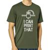 Divertida MáQuina De Impresora 3d Divertida Geek InformáTica Ciencia It Moda Camiseta Hombres Impreso Camiseta GráFica