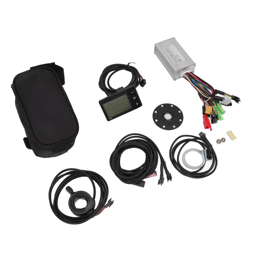 24V 36V 48V 17A 3 Mode Controller S866 Display Set with Power Assist Sensor 130x Thumb Throttle for 250W 350W Motor