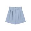 Suit Shorts Women's High Waist and Thin Loose Commuting Versatile New Small Wide-leg Ice Silk Five-point Pants