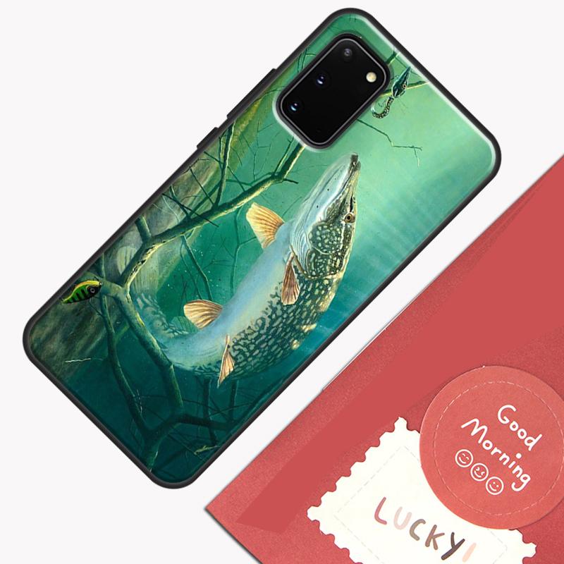 Чехол для телефона с изображением приманки для рыбалки на щуку для Samsung Galaxy S24 S26 Ultra S20 S21 S22 S23 S25 Plus S10 S25 FE