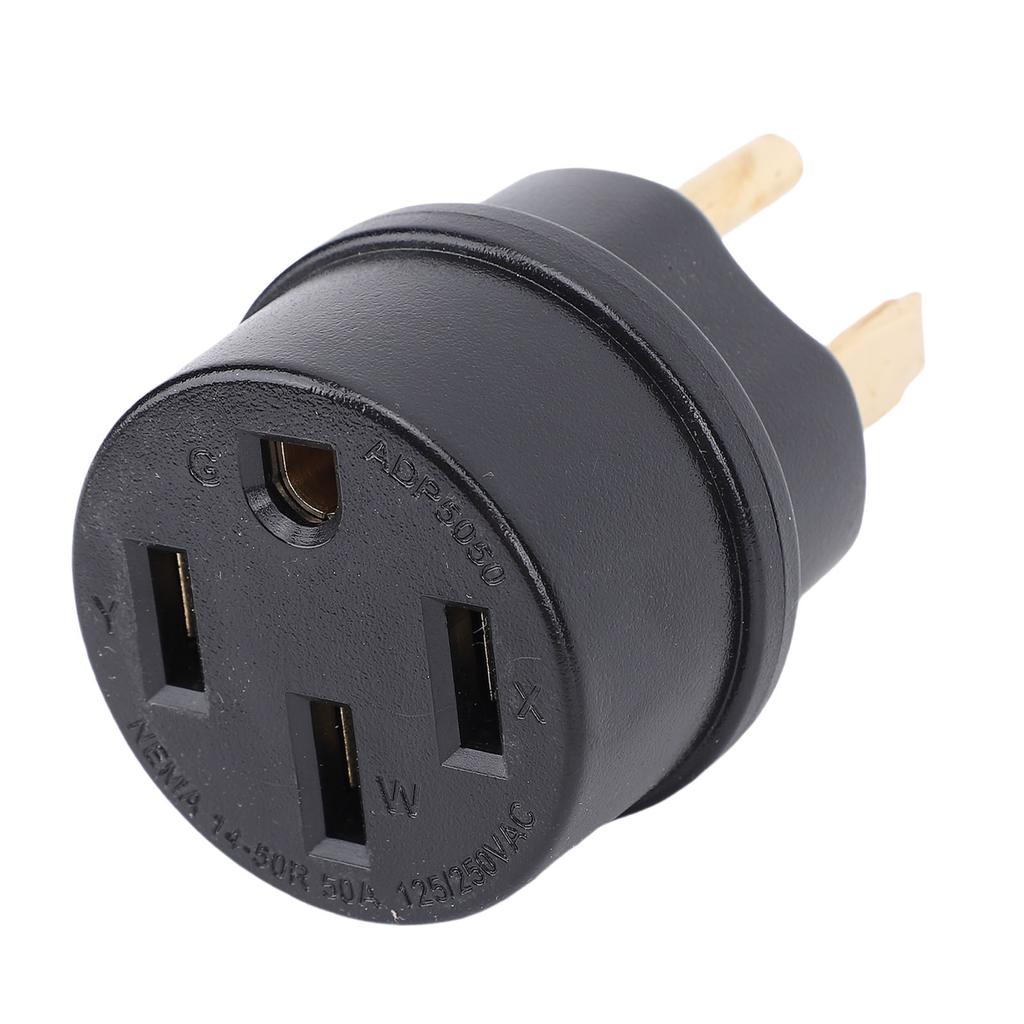 Generator Adapter Plug 50A Support for NEMA 14 50P To 14 50R for RV Campground Generator Power Socket
