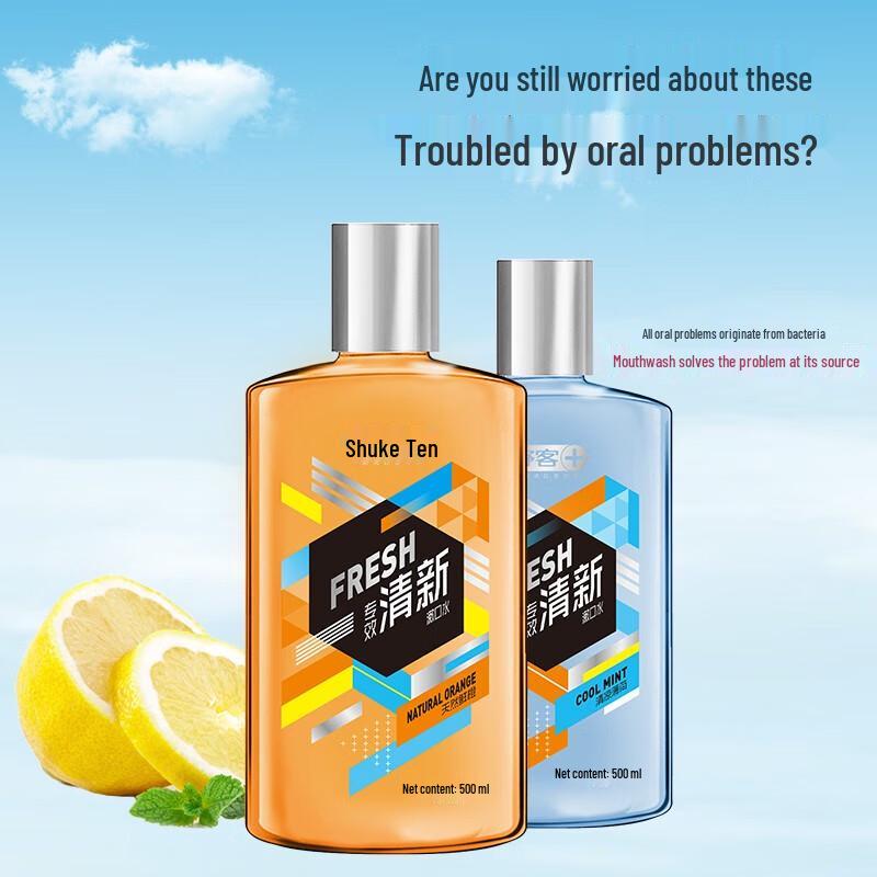Антибактериальный ополаскиватель для рта Shuke Fresh Breath