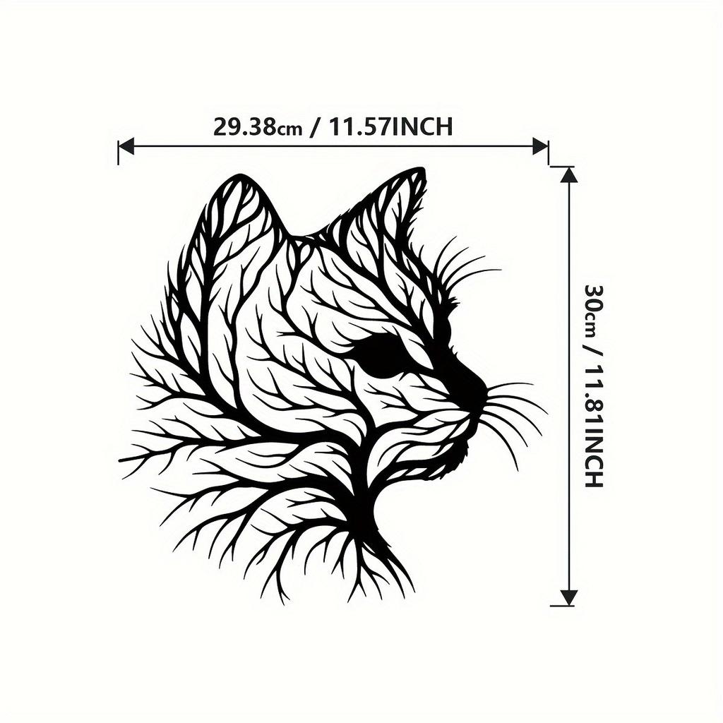 Cat Face Hanging Decoration Wall Metal Decoration Metal Crafts Wall Decoration Hanging Decoration Home Decoration