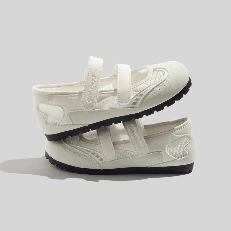 Лето 2025 Новые Тренировочные Мягкие Балетки Повседневные Дышащие Удобные Женские Кроссовки Обувь для Ходьбы