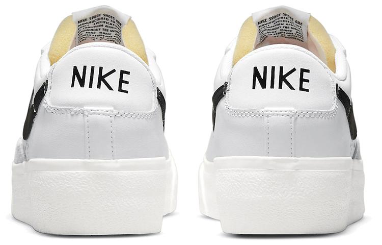 Nike Кроссовки Blazer Low на платформе Бело-черные Женские DJ0292-101