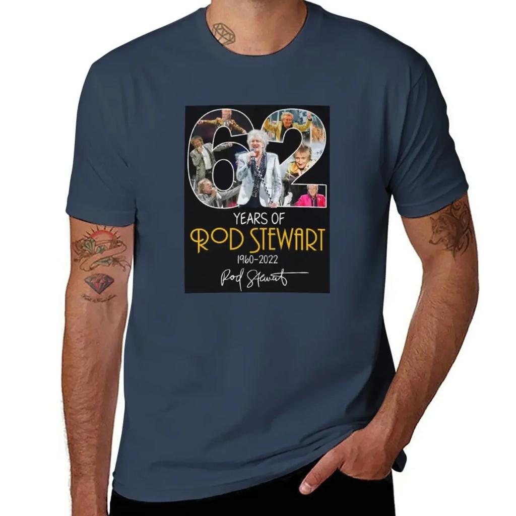 rod 62 years classic vintage tour T-Shirt funnys for a boy black t shirts for men