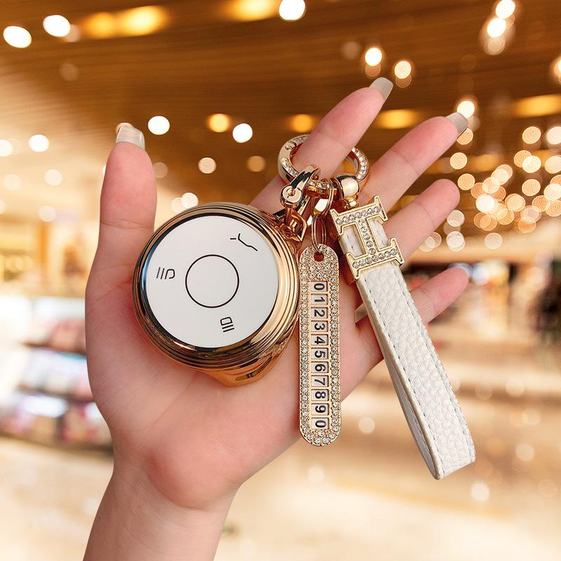 Подходит для автомобиля Nezha V, сумка для набора ключей Nezha U Pro, защита высокого класса, персонализированная пряжка против падения, корпус для новой энергии для мужчин и женщин