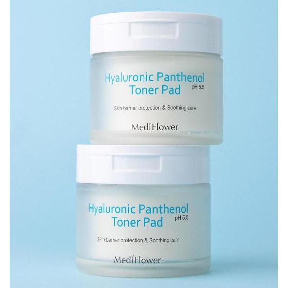 MediFlower Hyaluronic Panthenol Toner Pad 60Pads 180ml