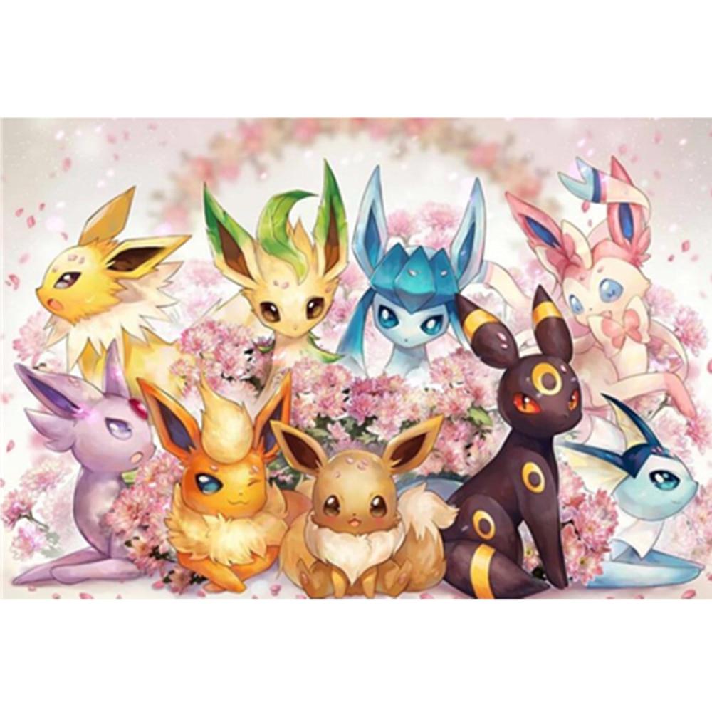 Алмазная картина со стразами DIY Алмазная картина Мультяшные животные Домашний декор 3D Вышивка крестом