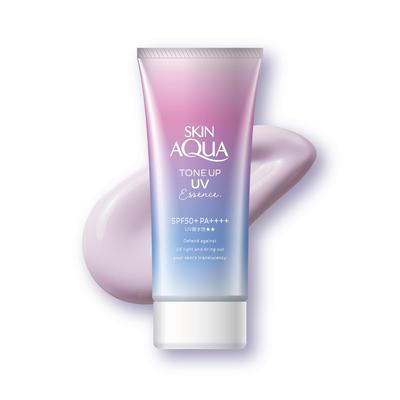 Skin Aqua Tone Up UV Essence Солнцезащитный крем SPF50+ PA++++ Повышение сияния, освежающее мыло с ароматом лаванды