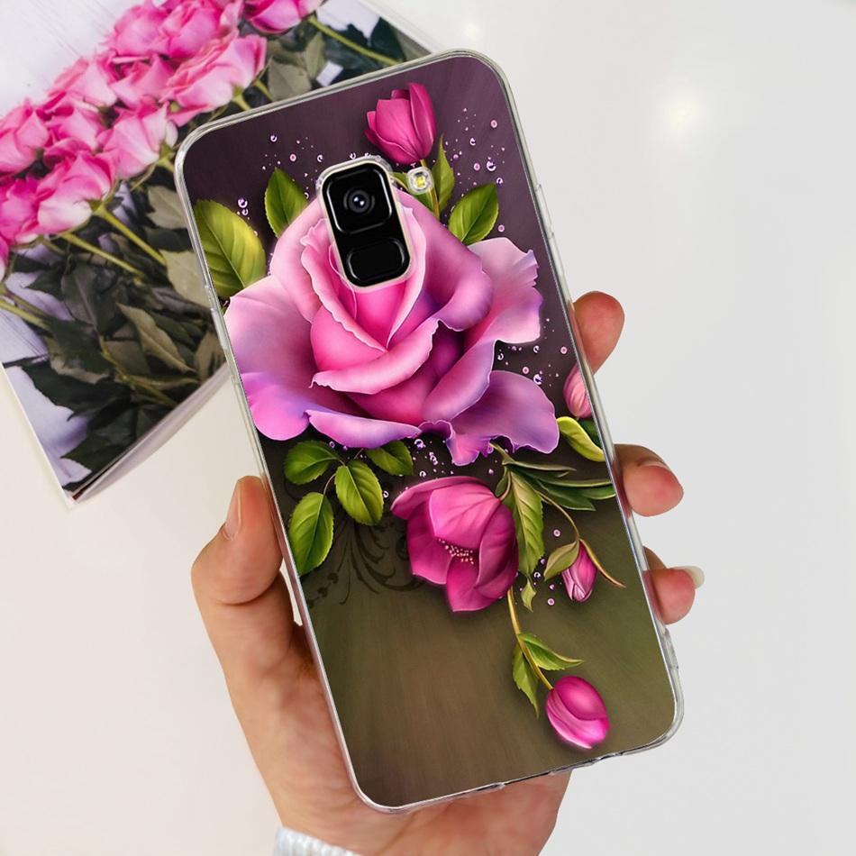 Для Samsung Galaxy A8 (2018) / A8+ (2018) Мягкий силиконовый TPU чехол SM-A730F A530F для Samsung A 8 A8 Plus, милые чехлы с мультяшными пандами