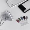 False Nail Art Color Card Display Stand Gel Polish Template Fan Shape Nail Art Tips Sample Stand Nail Polish Practice Palette