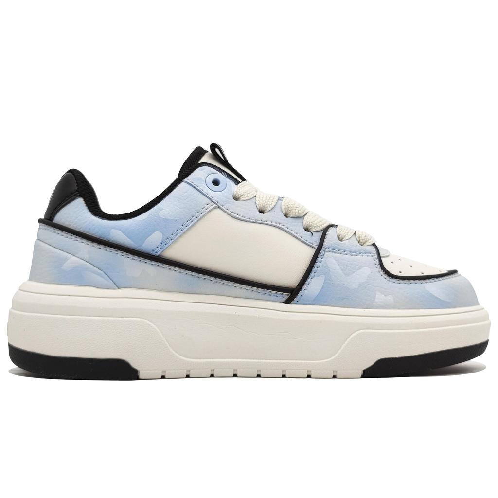 MLB Chunky Liner Slip Resistant Abrasion Resistant Low top Skateboard Shoes Unisex Butterfly Blue 3ASXCA12N-50WHS(Team400-)