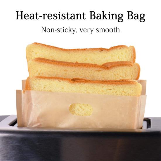 Baking Bag Easy To Clean Non-Stick Toaster Bag Reusable Long-Lasting Multi-purpose Bread Bag for Kitchen