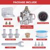 CNSPEED New Designed to precisely control the fuel pressure from the fuel pump to the carburetor 12-803 For Holley and Edelbrock
