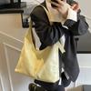 Retro Soft Leather Large Capacity Tote Bag Women'S Casual Simple Commuting Shoulder Underarm Bucket Bag