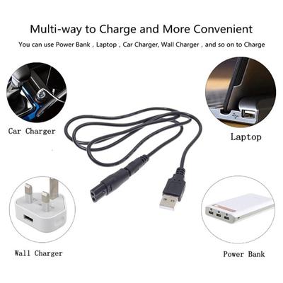 USB Адаптер Зарядный Кабель Преобразователь постоянного тока Для Бритвы Машинки для стрижки волос DC5.5*2.1мм Штекер к C8 Хвост Гнездо Блок питания