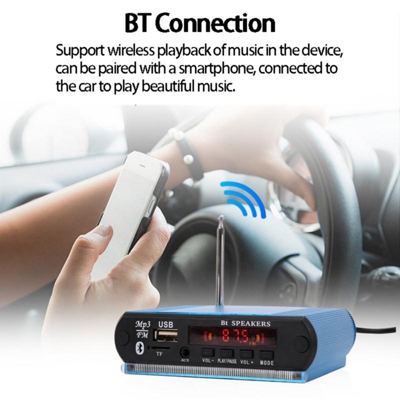 Беспроводная плата декодирования MP3 с поддержкой Bluetooth 5.0, функциями разговора и записи, улучшает слуховой опыт