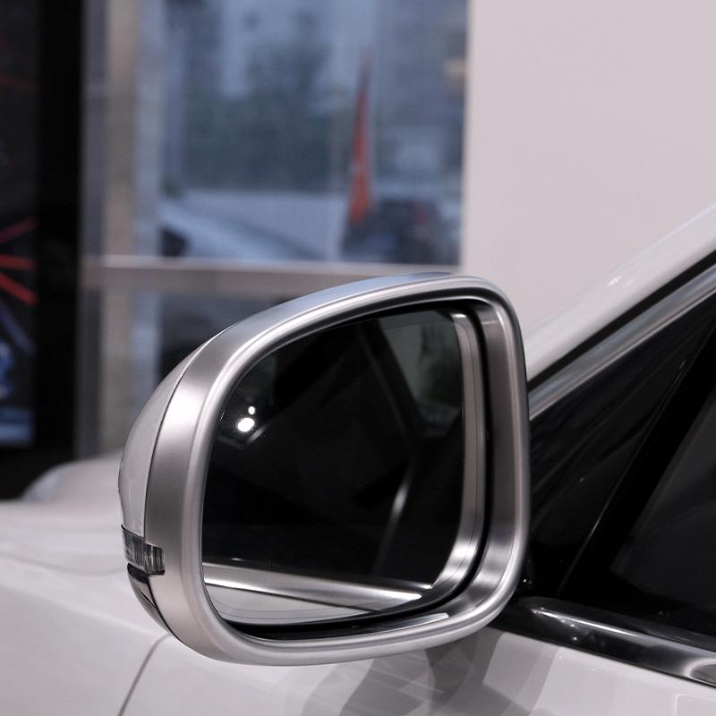 ABS Chrome Car Side Rearview Mirror Frame Cover Trim For Jaguar XE XF XFL XJ XJL 2016- Auto Exterior