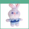 Zootopia Plush Nick And Judy Keychain Soft Toy For Girls Bag Decor