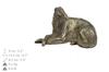 Borzoi, Russian Hunting Sighthound, Russian Wolfhound I – Urn for dog ashes, classic urn with a statuette | Art-Dog