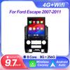 9.7 Inch Android 14 For Ford Escape 2007-2011 No 2din Multimedia Video Player Carplay GPS Navigation Vertical Screen 5G Wifi