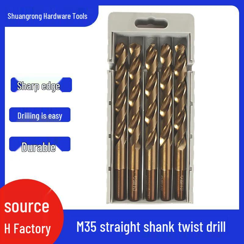 Спиральное сверло M35 из нержавеющей стали для металла, железа, алюминиевого сплава