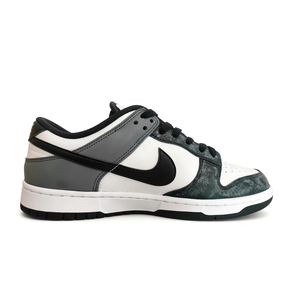 Nike Dunk Low top Skateboard Shoes Unisex Black White Gray HF5441-100(Team2164-)