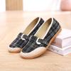 Women's Spring and Autumn New Anti Slip Cow Sole Single Shoes Comfortable Soft Sole One Step Casual Shoes