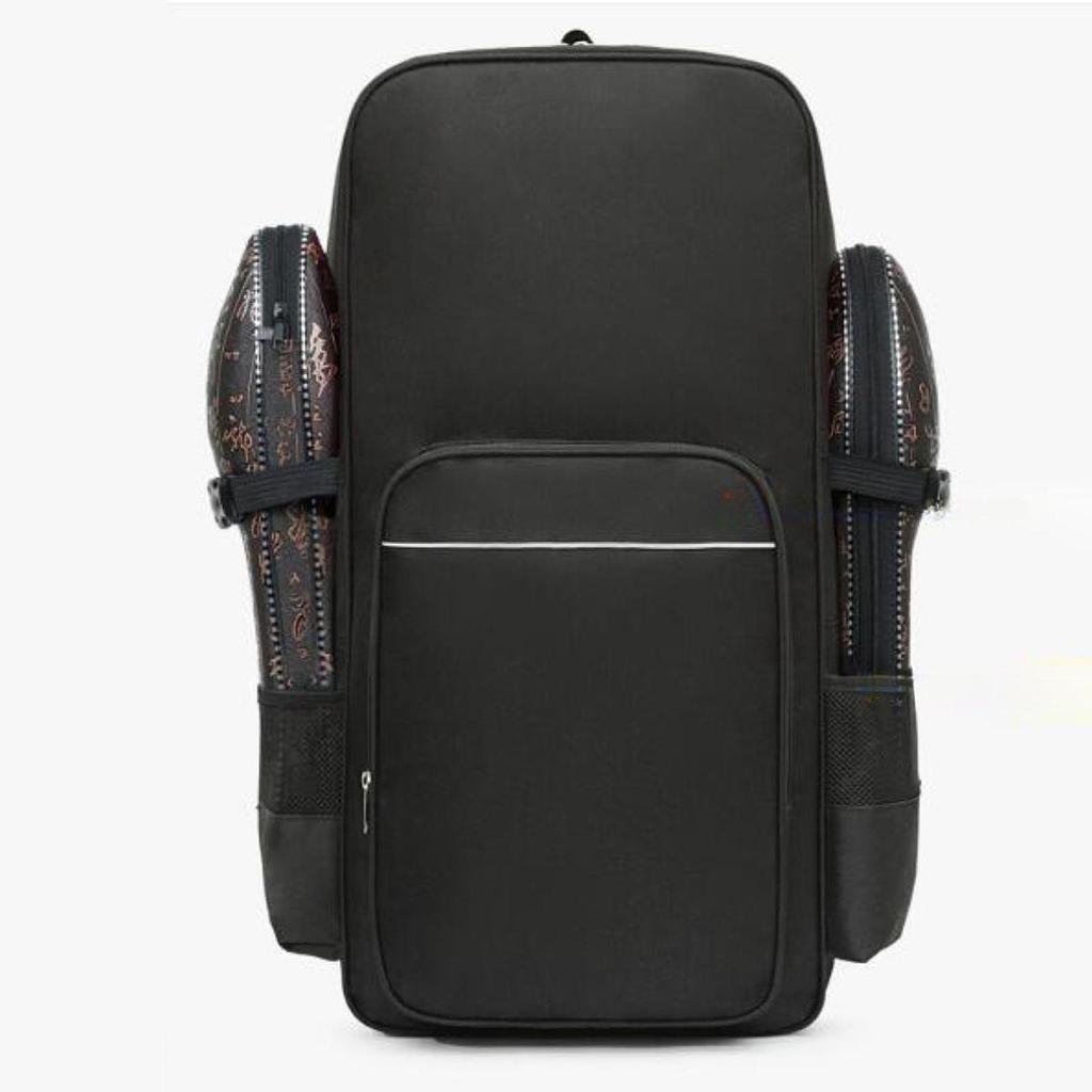 Chinese Hulusi Bag Gourd Flute Carrying Bag Large Capacity Versatile Zipper Closure Hulusi Backpack for Musician Travel