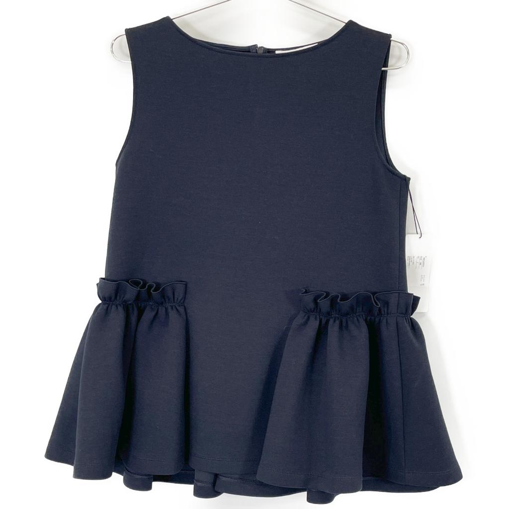 ADEAM 45230 25 years Navy Blossom TOP tops 0 blackUsed