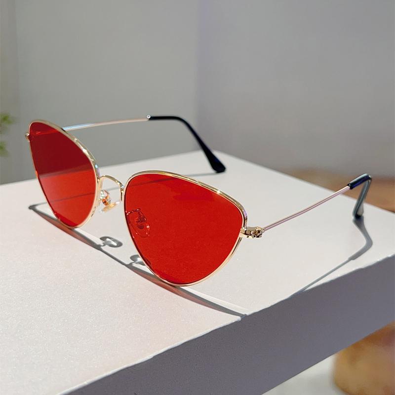 Винтажные солнцезащитные очки «кошачий глаз» женские модные зеркальные уличные повседневные солнцезащитные очки в стиле ретро, трендовые, дизайн люксового бренда